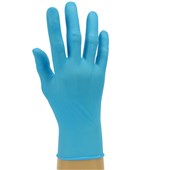 Polyco Bodyguards GD18 Blue Nitrile Powder Free Disposable Gloves AQL4.0 (Box 100)