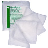 Gauze Swab Dressings Sterile 7.5cm x 7.5cm 8ply (Pack of 100)