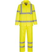 Portwest H448 Yellow Class 3 Hi Vis Waterproofs 