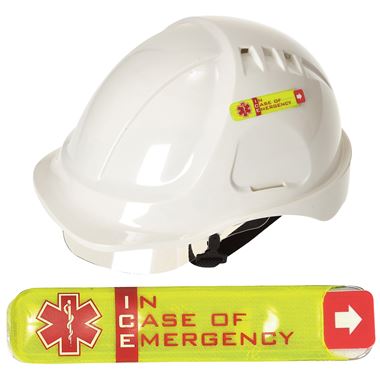 Vital ID I.C.E Hard Hat ID Tag