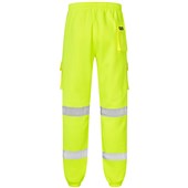 Supertouch Yellow Hi Vis Jogging Bottoms