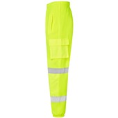 Supertouch Yellow Hi Vis Jogging Bottoms