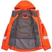 Leo Workwear Rosemoor Orange EcoViz Waterproof 15K Performance+ Breathable Women's Hi Vis Jacket