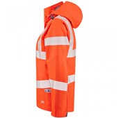 Leo Workwear Rosemoor Orange EcoViz Waterproof 15K Performance+ Breathable Women's Hi Vis Jacket