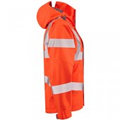 Leo Workwear Rosemoor Orange EcoViz Waterproof 15K Performance+ Breathable Women's Hi Vis Jacket