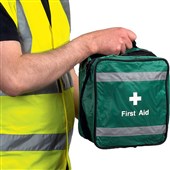 BS8599-1 Compliant First Aid Kit in Grab Bag