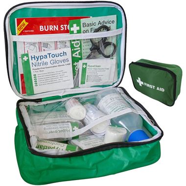 BS8599-1 Compliant Travel First Aid & Eye Wash Kit