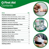 BS8599-1 Compliant Travel First Aid & Eye Wash Kit