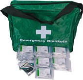 100 Foil Blankets in Emergency Carry Holdall