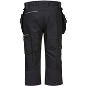 Portwest KX344 Black KX3 3/4 Length Holster Shorts 230g