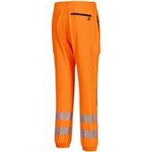 Portwest KX346 KX3 Orange Slim Fit Stretch Hi Vis Flexi Jogging Bottoms