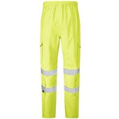 Leo Workwear Appledore Yellow LTEC 3K Waterproof Hi Vis Trouser