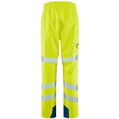 Leo Workwear Lundy Yellow LTEC 20K High Performance Waterproof Breathable Hi Vis Cargo Trouser