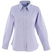 Uneek UC703 Ladies Pinpoint Oxford Long Sleeve Shirt 140g