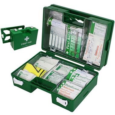 HSE High Risk First Aid Kit with Wall Mount Bracket