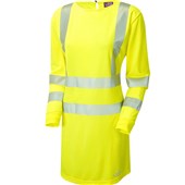 Leo Workwear Lilly Yellow EcoViz Performance Womens Hi Vis T-Shirt