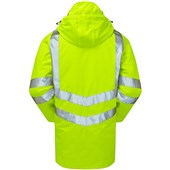 Pulsar P187-R Yellow GRS Recycled Padded Waterproof Hi Vis Storm Jacket