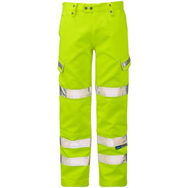 Pulsar P346 Yellow Hi Vis Combat Trousers