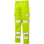 Pulsar P346 Yellow Hi Vis Combat Trousers