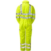 Pulsar P522-R Yellow GRS Recycled Foul Weather Hi Vis Waterproof Coverall
