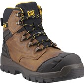 Caterpillar Striver XL 6" Waterproof Safety Boot S7 HRO LG SC FO SR - Dark Beige