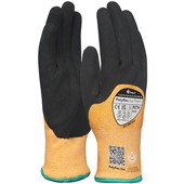 Polyco Polyflex PETH Eco Friendly Thermal Lined Latex Coated Work Gloves - 10g Cut Level 3