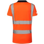 Leo Workwear Lana Rail Orange EcoViz Comfort Women's Hi Vis Polo Shirt