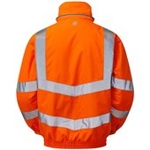 Pulsar PR496-R Rail Orange GRS Recycled Padded Waterproof Hi Vis Bomber Jacket