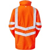 Pulsar PR499-R Rail Orange GRS Recycled Mesh Lined Waterproof Hi Vis Storm Jacket