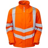 Pulsar PR535-R Rail Orange GRS Recycled Hi Vis Softshell Jacket (3L)