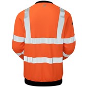 Pulsar Protect PRARC20 ARC Flash & Flame Retardant Rail Orange Hi Vis Sweatshirt