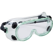 Portwest PS21 Clear Indirect Chemical Safety Goggle - Anti Fog & Anti Scratch