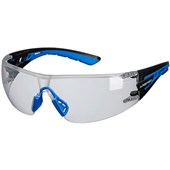 Portwest PS27 Tech Look Lite KN Safety Glasses - Anti Mist & Anti Scratch Lens - Clear