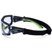 Portwest PS28 Tech Look Pro KN Clear Safety Glasses - Anti Mist & Anti Scratch Lens
