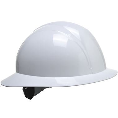 Portwest PS52 Full Brim Hard Hat - Non Vented Wheel Ratchet Full Brim