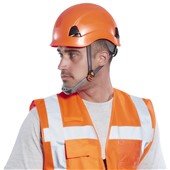 Portwest PS53 Height Endurance Safety Helmet - Non Vented Wheel Ratchet Short Peak