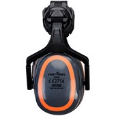 Portwest PW05 HV Extreme Metal Free Clip On Ear Defenders High SNR 28dB