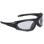 Portwest PW11 Levo Hybrid Clear Safety Glasses - Anti Scratch & Anti Fog Lens