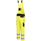 Portwest PW244 PW2 Yellow/Black Polycotton Hi Vis Bib and Brace 