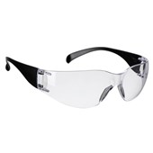 Portwest PW32 Wrap Around Clear Safety Glasses - Anti Scratch Lens