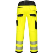 Portwest PW340 PW3 Yellow Polycotton Hi Vis Work Trousers