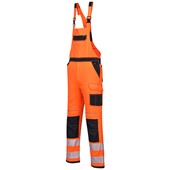 Portwest PW344 PW3 Orange Polycotton Hi Vis Bib & Brace Overall