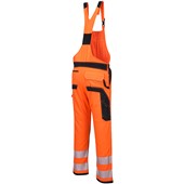 Portwest PW344 PW3 Orange Polycotton Hi Vis Bib & Brace Overall