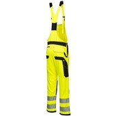 Portwest PW344 PW3 Yellow Polycotton Hi Vis Bib & Brace Overall