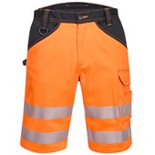 Portwest PW348 PW3 Orange Polycotton Hi Vis Shorts