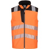 Portwest PW367 PW3 Orange Mesh Lined Hi Vis 5-in-1 Waterproof Jacket