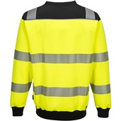 Portwest PW379 PW3 Yellow Hi Vis Sweatshirt