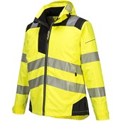 Portwest PW382 PW3 Yellow Padded Waterproof Womens Hi Vis Jacket