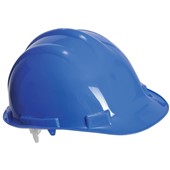 Portwest PW50 Safety Helmet - Non Vented Slip Ratchet Standard Peak