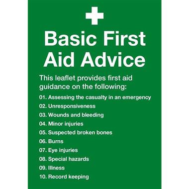 First Aid Guidance Leaflet